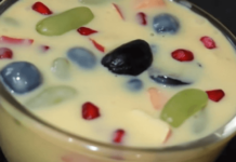 फ्रूट कस्टर्ड कैसे बनाते है? Fruit Custard Recipe In Hindi with Photo || Step By Step Process|| fruit custard recipe in hindi
