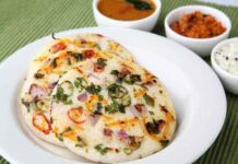 घर पर रवा उत्तपम रेसिपी इन हिंदी How to make Rava Uttapam Step By Step Photo? हिंदी रेसिपी (सबसे आसान तरीके) Recipes In Hindi(Step by Step Guide to Cook Indian Food in Hindi) Step 3