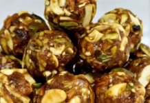 खजूर ड्राई फ्रूट के लड्डू | Dates dry fruit ke laddu recipe हिंदी रेसिपी (सबसे आसान तरीके) Recipes In Hindi(Step by Step Guide to Cook Indian Food in Hindi) Step 28