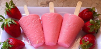 (बच्चो का पसंदिता) घर पर स्ट्रॉबेरी कुल्फी कैसे बनाये | 5 Minute Strawberry kulfi recipe step by step hindi